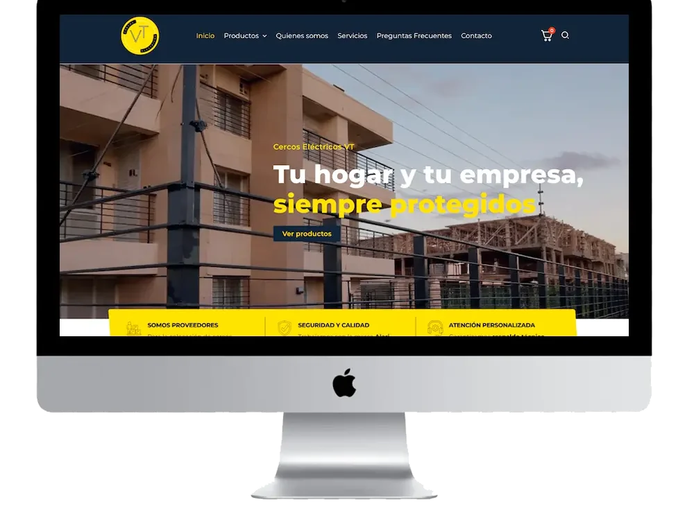 Diseño web cercos eléctricos