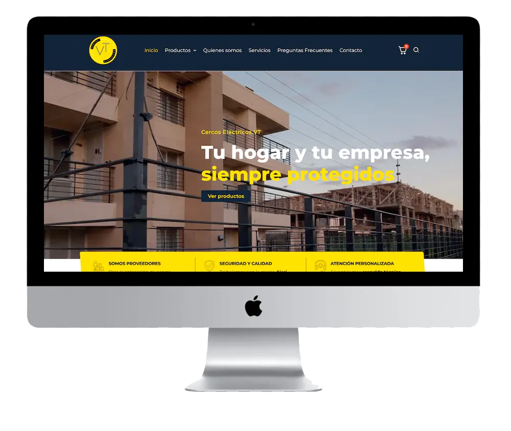 Diseño web cercos eléctricos