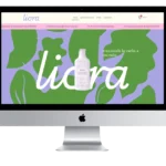 Tienda online para marcas de cosmética. Mockup